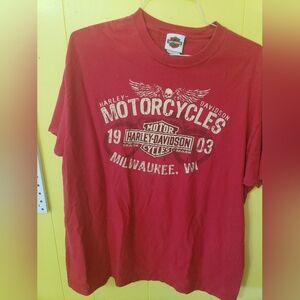 Tilley Harley Davidson t shirt Statesville, NC. Size XL